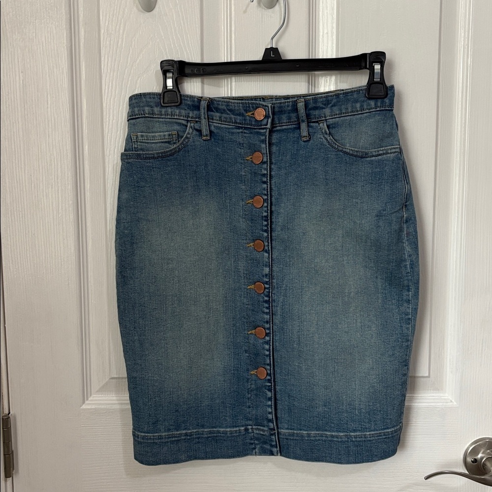 Banana Republic Light Blue Denim Skirt